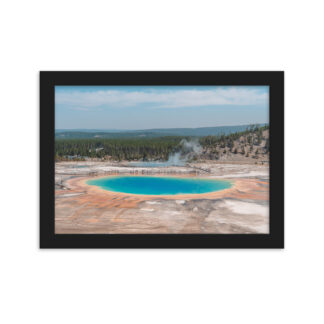 Foto con Cornice -  Yellowstone National Park Grand Prismatic Spring