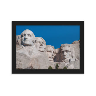 Foto con Cornice - Mount Rushmore