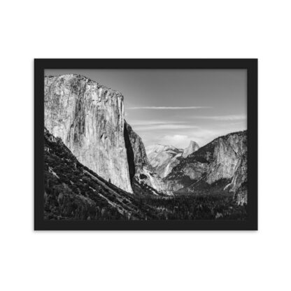 Foto con Cornice - El Capitan + Half Dome - Yosemite - California (cm) - immagine 2