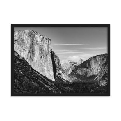 Foto con Cornice - El Capitan + Half Dome - Yosemite - California (cm) - immagine 3