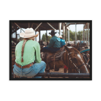 Foto con Cornice - Horsewoman - Color - immagine 2