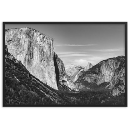 Foto con Cornice - El Capitan + Half Dome - Yosemite - California (cm) - immagine 4