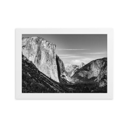 Foto con Cornice - El Capitan + Half Dome - Yosemite - California (cm) - immagine 5