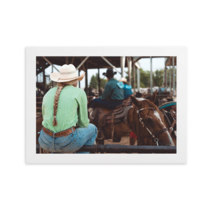 Foto con Cornice - Horsewoman - Color - immagine 3