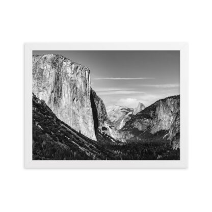 Foto con Cornice - El Capitan + Half Dome - Yosemite - California (cm) - immagine 6