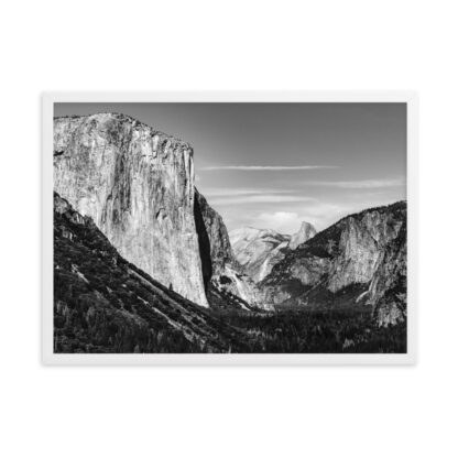 Foto con Cornice - El Capitan + Half Dome - Yosemite - California (cm) - immagine 7