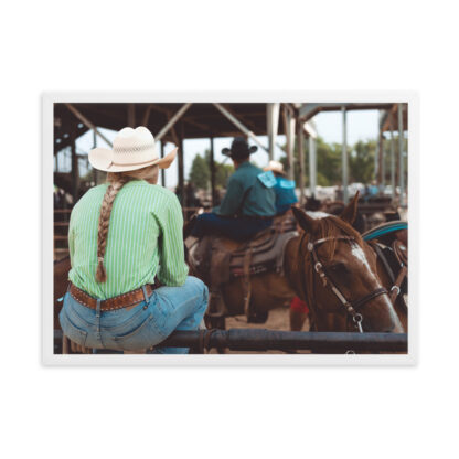 Foto con Cornice - Horsewoman - Color - immagine 4