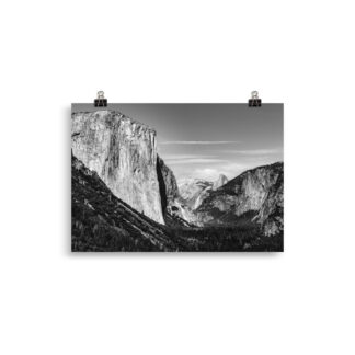 Poster El Capitan + Half Dome - Yosemite - California (cm)