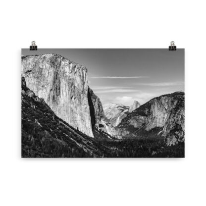 Poster El Capitan + Half Dome - Yosemite - California (cm) - immagine 4