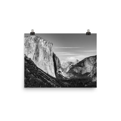 Poster Semy Glossy - El Capitan + Half Dome - Yosemite - California (in) - immagine 2
