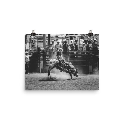 Foto Semi Glossy – Cowboy Rodeo - B/W (in) - immagine 2