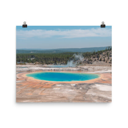 Foto Semi Glossy – Yellowstone National Park Grand Prismatic Spring (in) - immagine 4