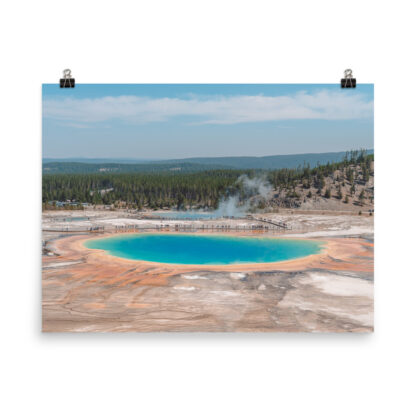 Foto Semi Glossy – Yellowstone National Park Grand Prismatic Spring (in) - immagine 5