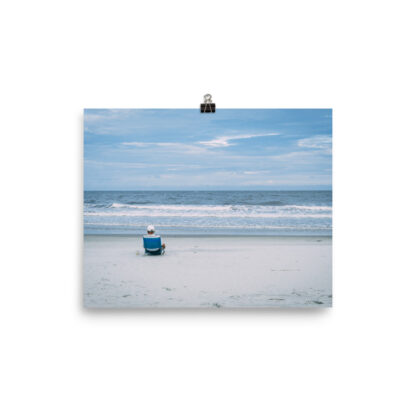 Foto Semi Glossy – Man at Seaside (in)