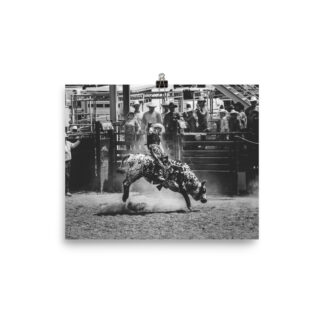Foto Semi Glossy – Cowboy Rodeo - B/W (in)